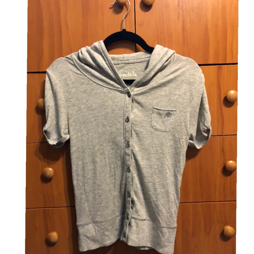 Aeropostale Grey Cardigan